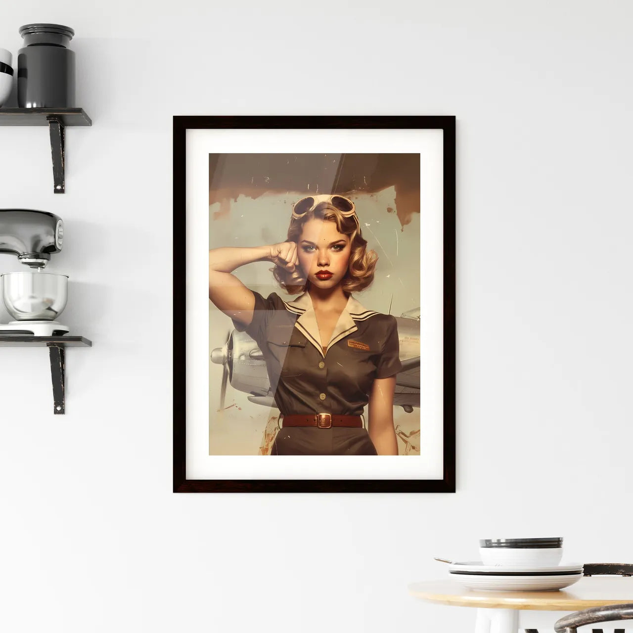 You can do it woman Framed Print