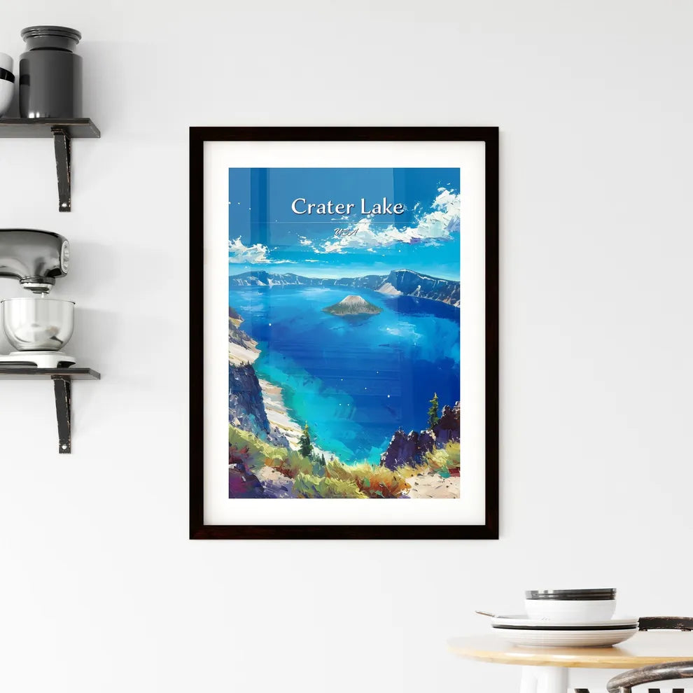 Crater Lake Framed Print