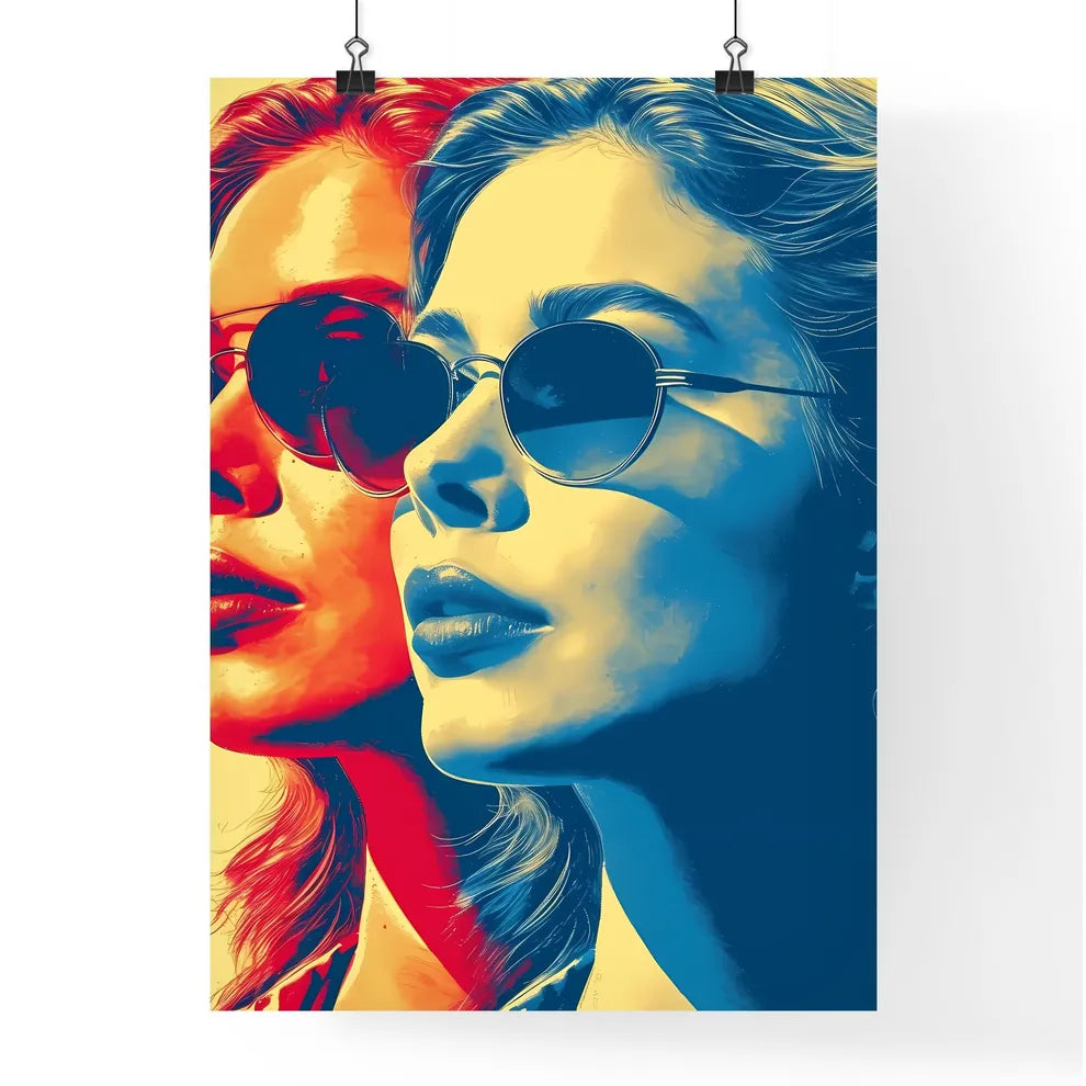 Cute pastel kawaii PSYCHO - Art print of a w Poster