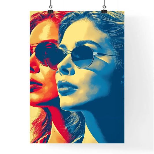 Cute pastel kawaii PSYCHO - Art print of a w Poster