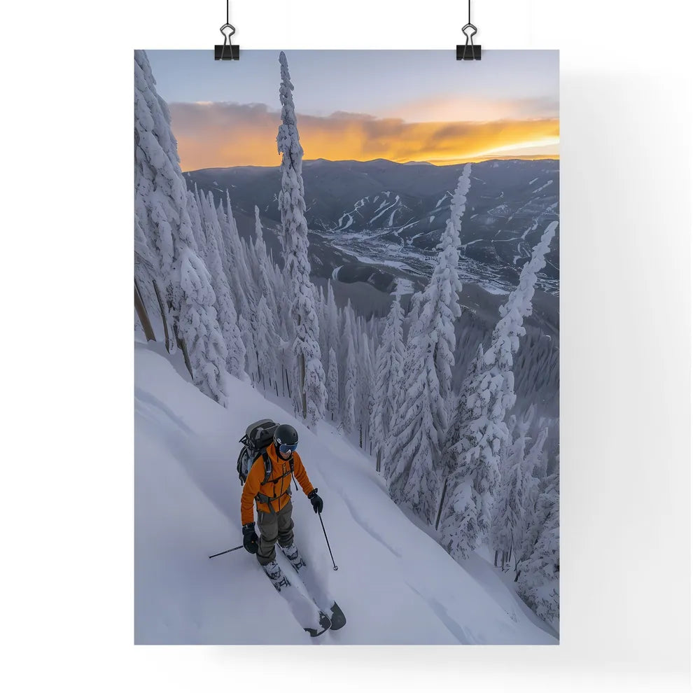 Snowboard snowboarding vail colorado snow fl Poster