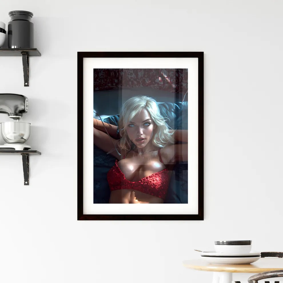 Pin up art TopEngineering Student from Cal T Framed Print