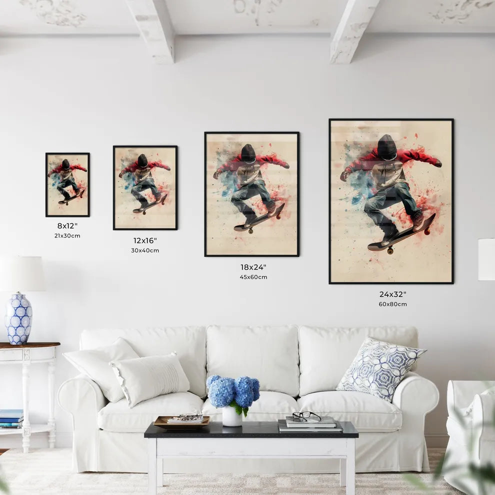 Snowboarder'Vintage'styled'vector'illustrati - Kitchen Hangings