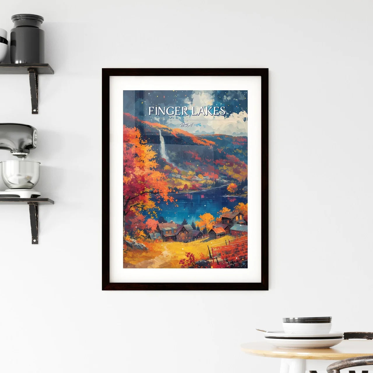 Finger Lakes Framed Print