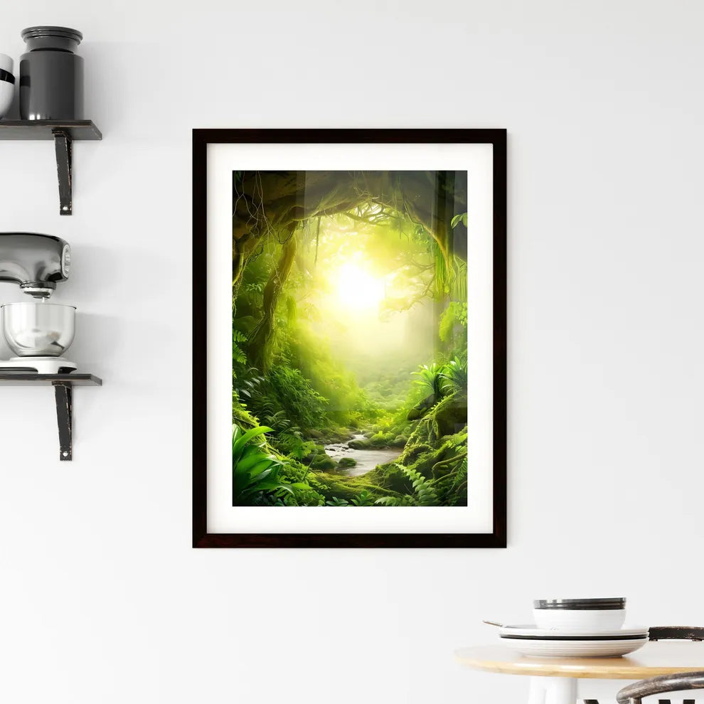 Ground level Framed Print