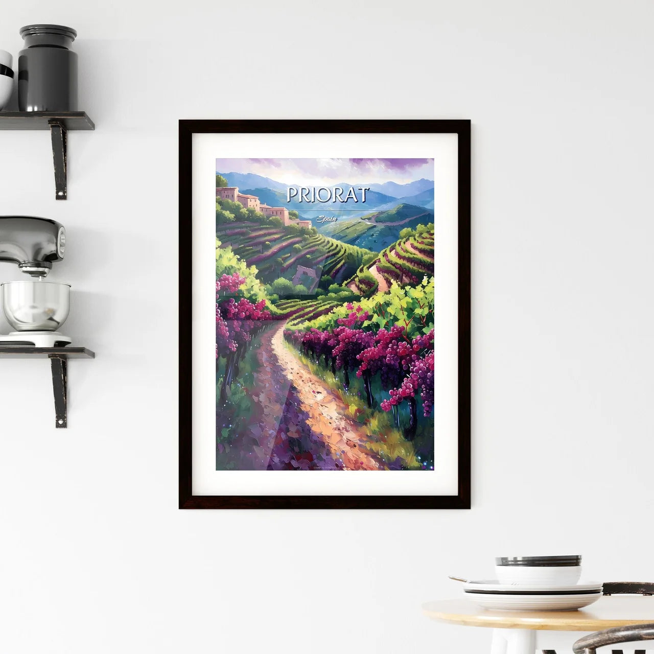 Priorat Framed Print