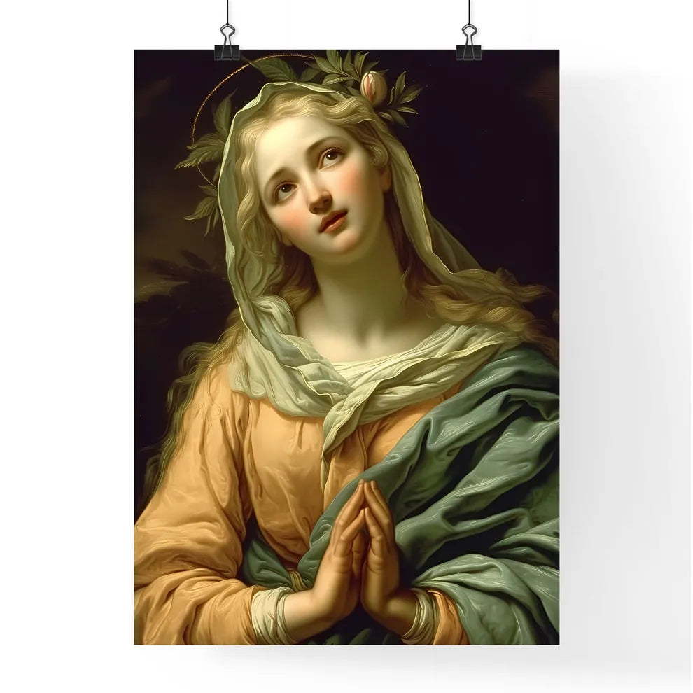 Mary Mother mystical rose Poster