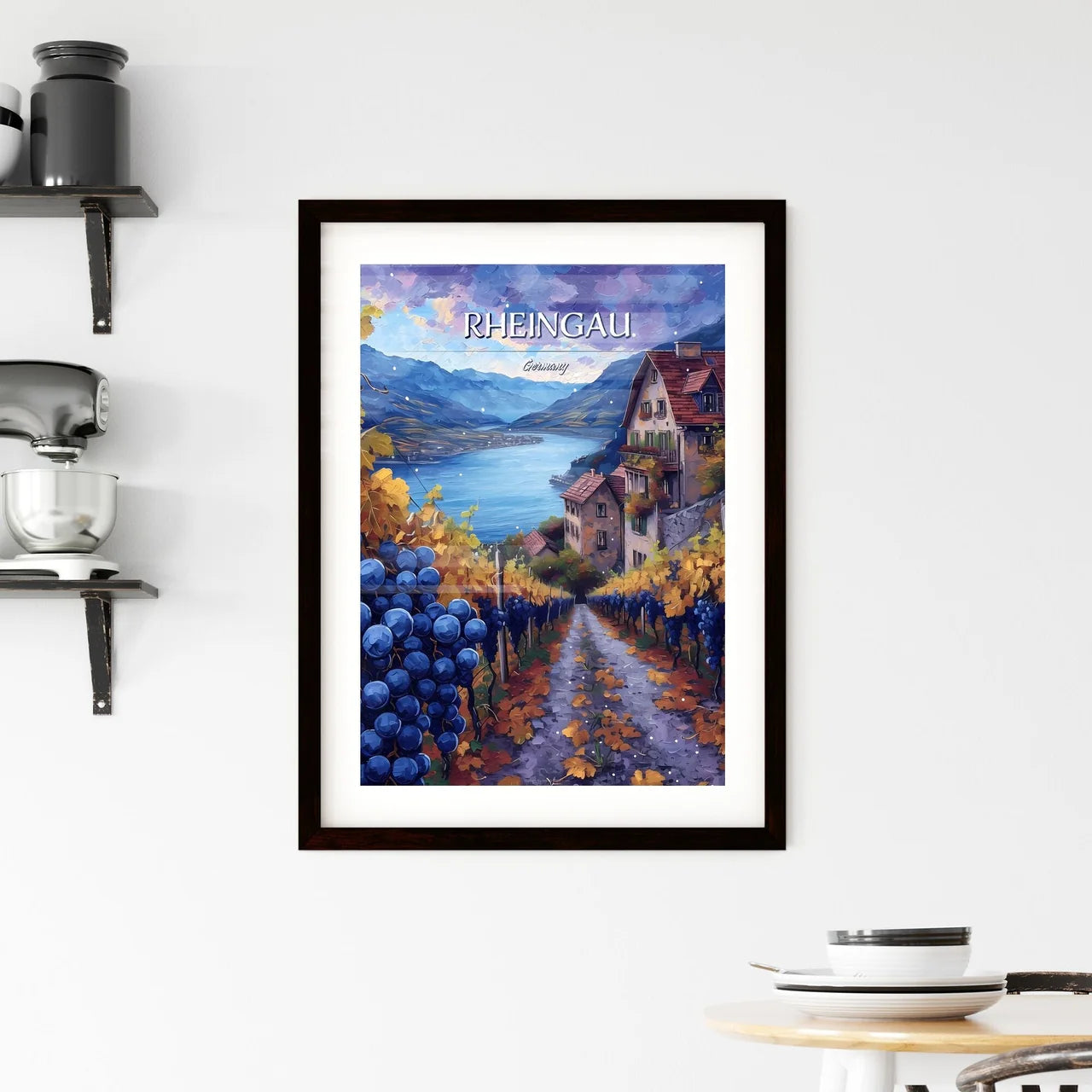 Rheingau Framed Print