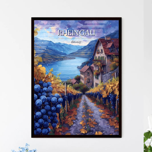 Rheingau - Framed Art Print