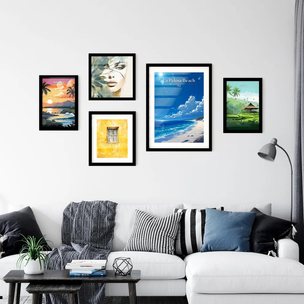 La Pelosa Beach Wall Art