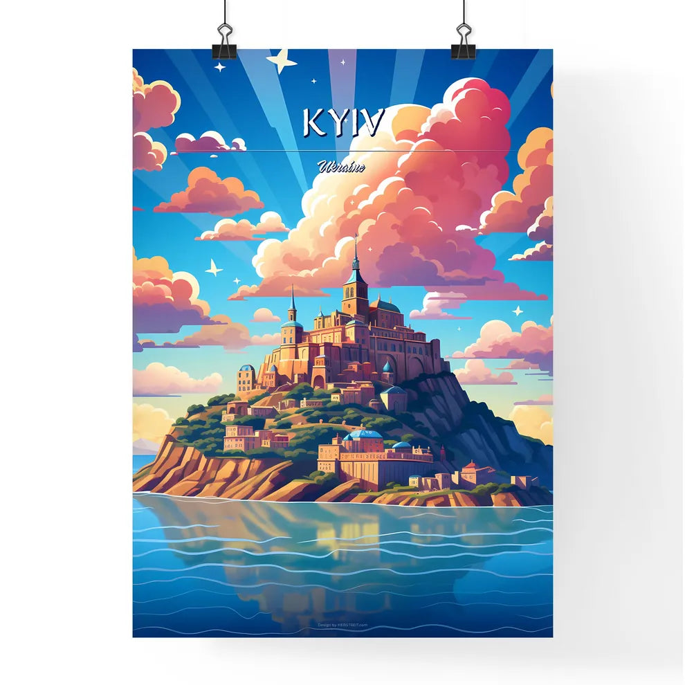 Kyiv, Ukraine - Art print of a hole in a tree Poster