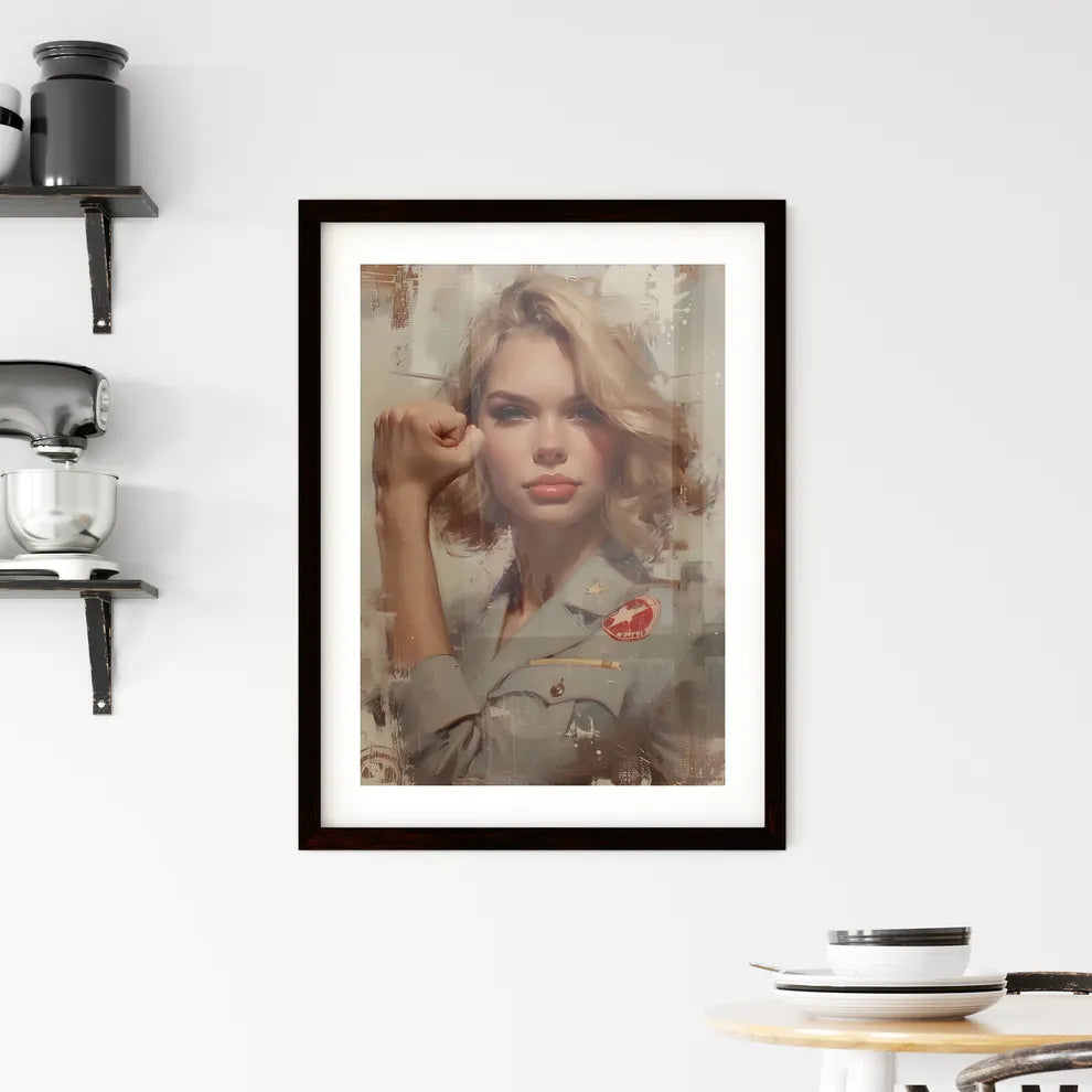 You can do it woman Framed Print