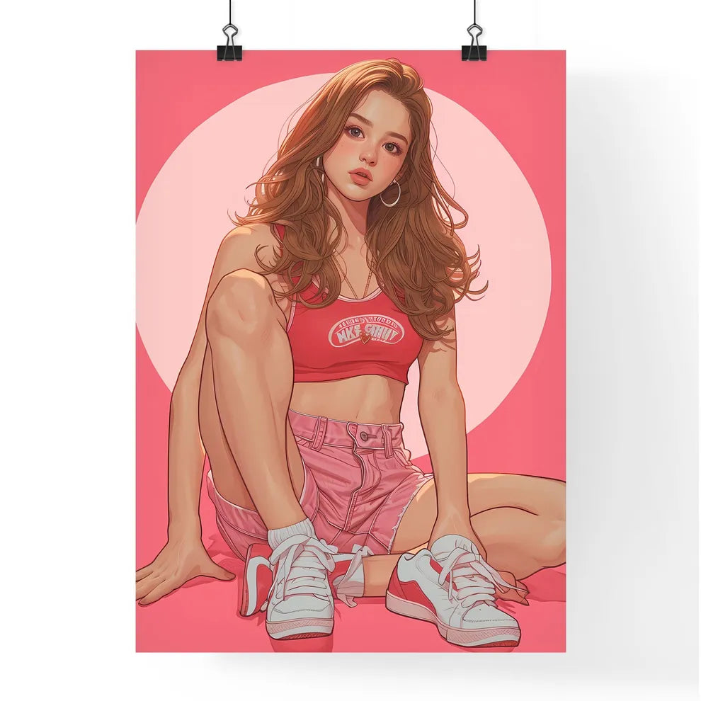 Saint mary anime - pop art style - comic boo Poster