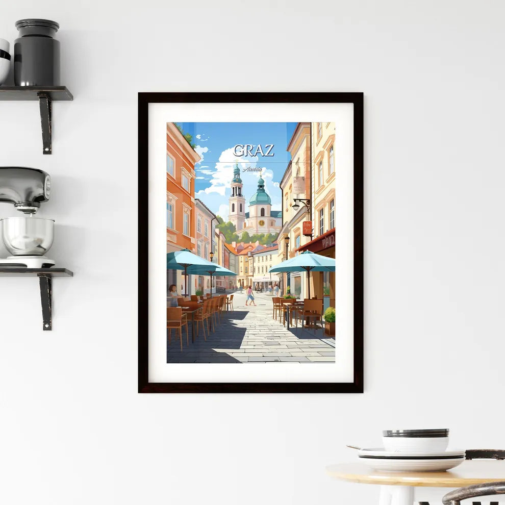 Graz, Austria - Art print of Lake Bled on an island in a body of water Custom Print