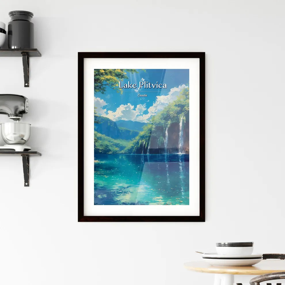 Lake Plitvica Framed Print