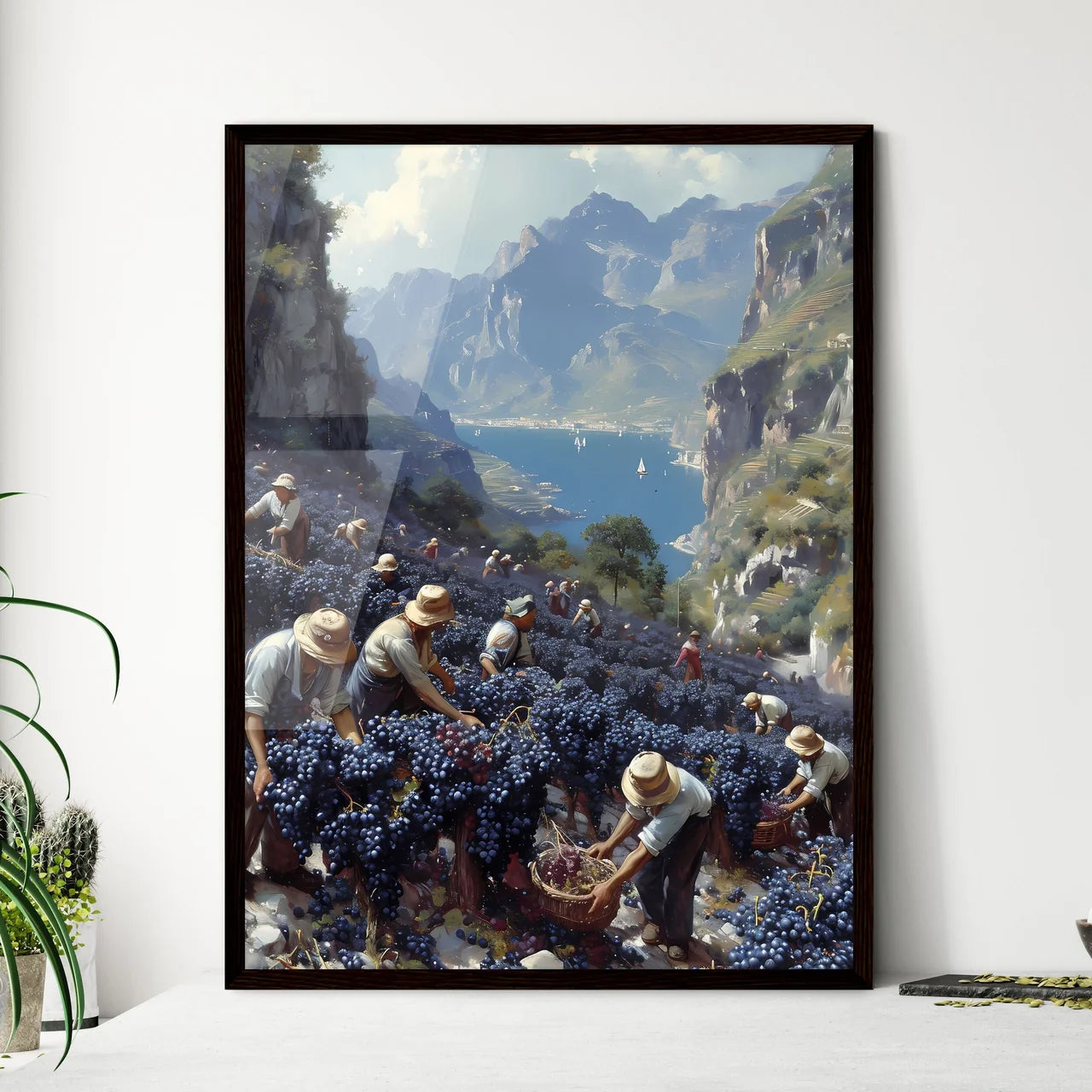 A picture of a Sicilian vineyard  Wall Art