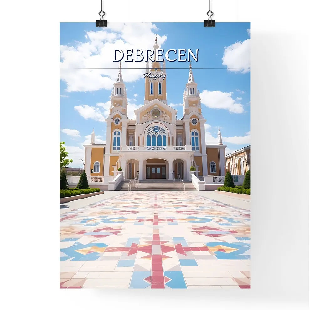 Debrecen, Hungary - Art print of a woman sitting on a bed Poster