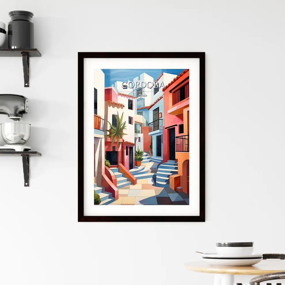 Cordoba, Spain - Art print of a group of circular objects Custom Print