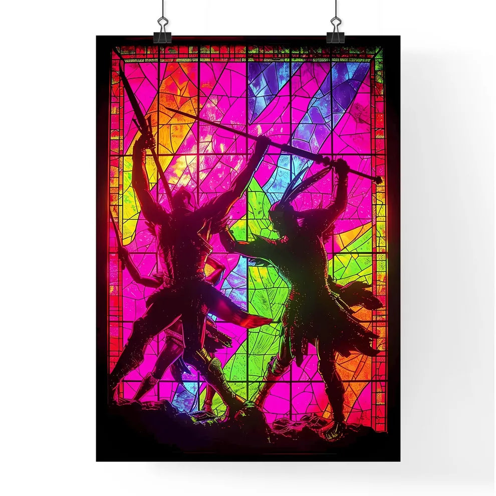 Portrait of the seven archangels Michael Poster