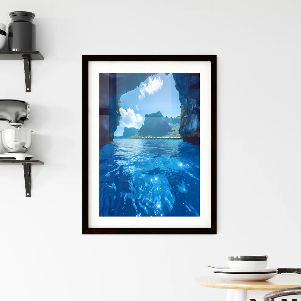 Bora Bora Lagoon Framed Print