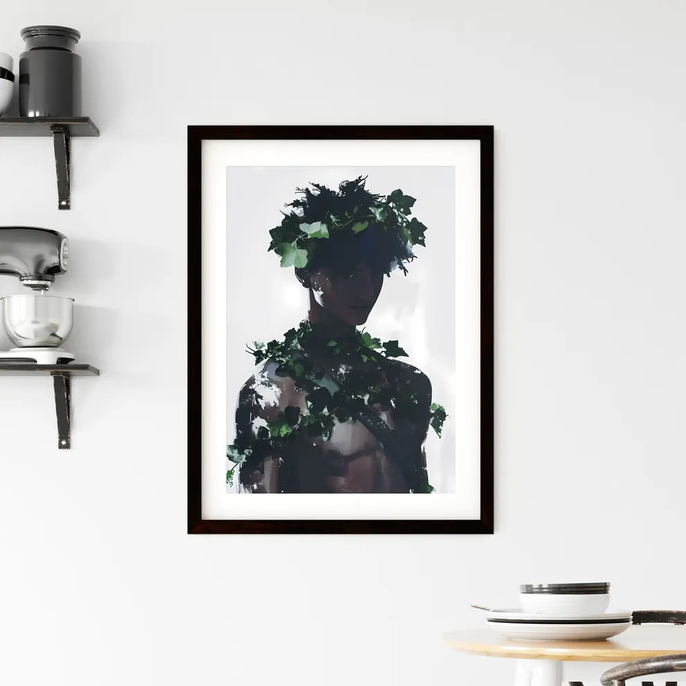 Black and white comic Framed Print