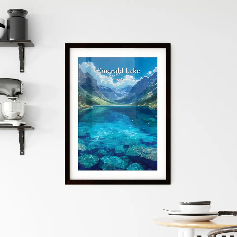 Emerald Lake Framed Print
