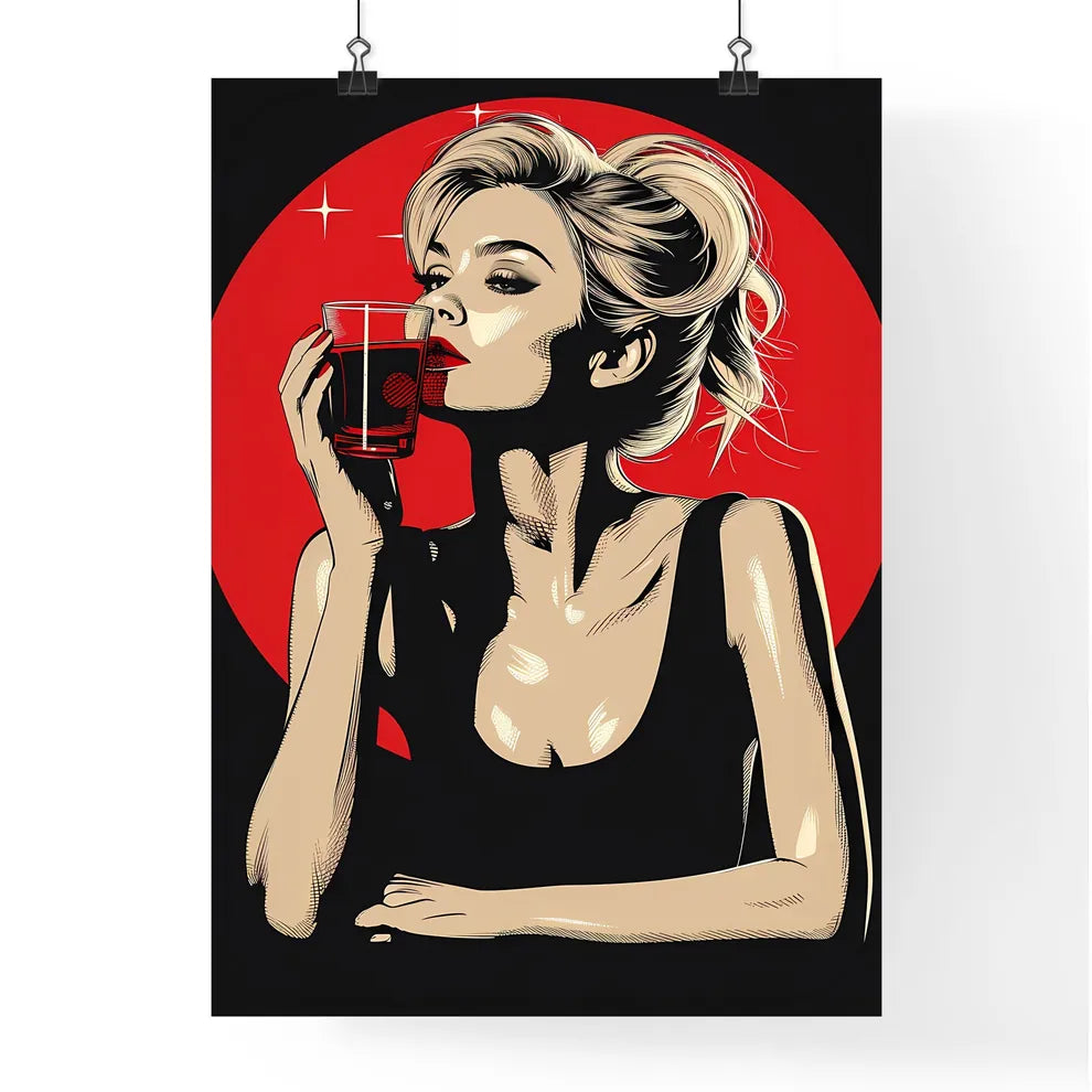 Woman with very long hair Poster