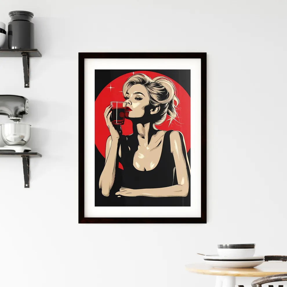 Woman with very long hair Framed Print