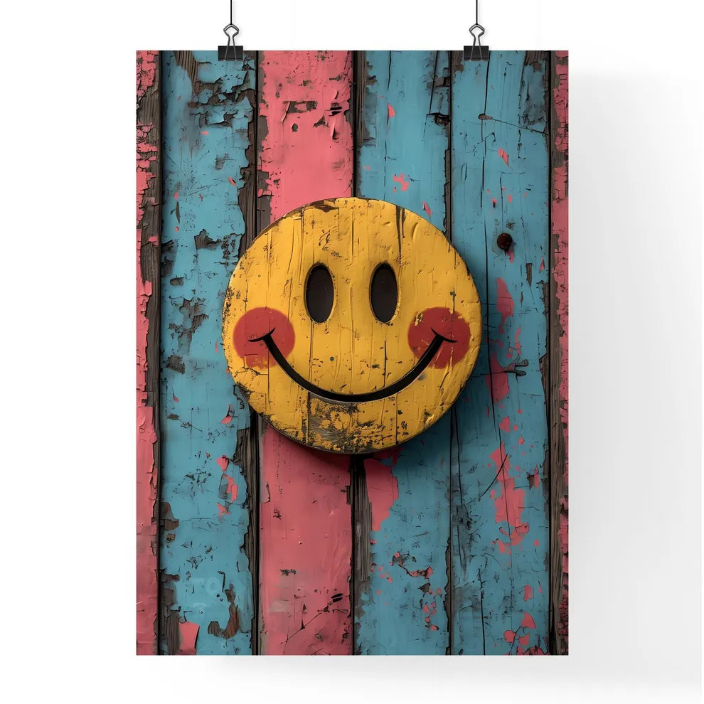 A minimalist smiley Poster