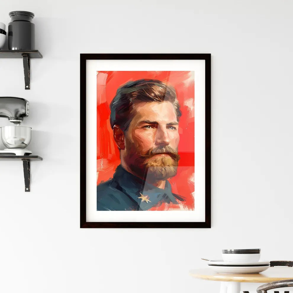 Famous cult leaders in normal professions -  Framed Print