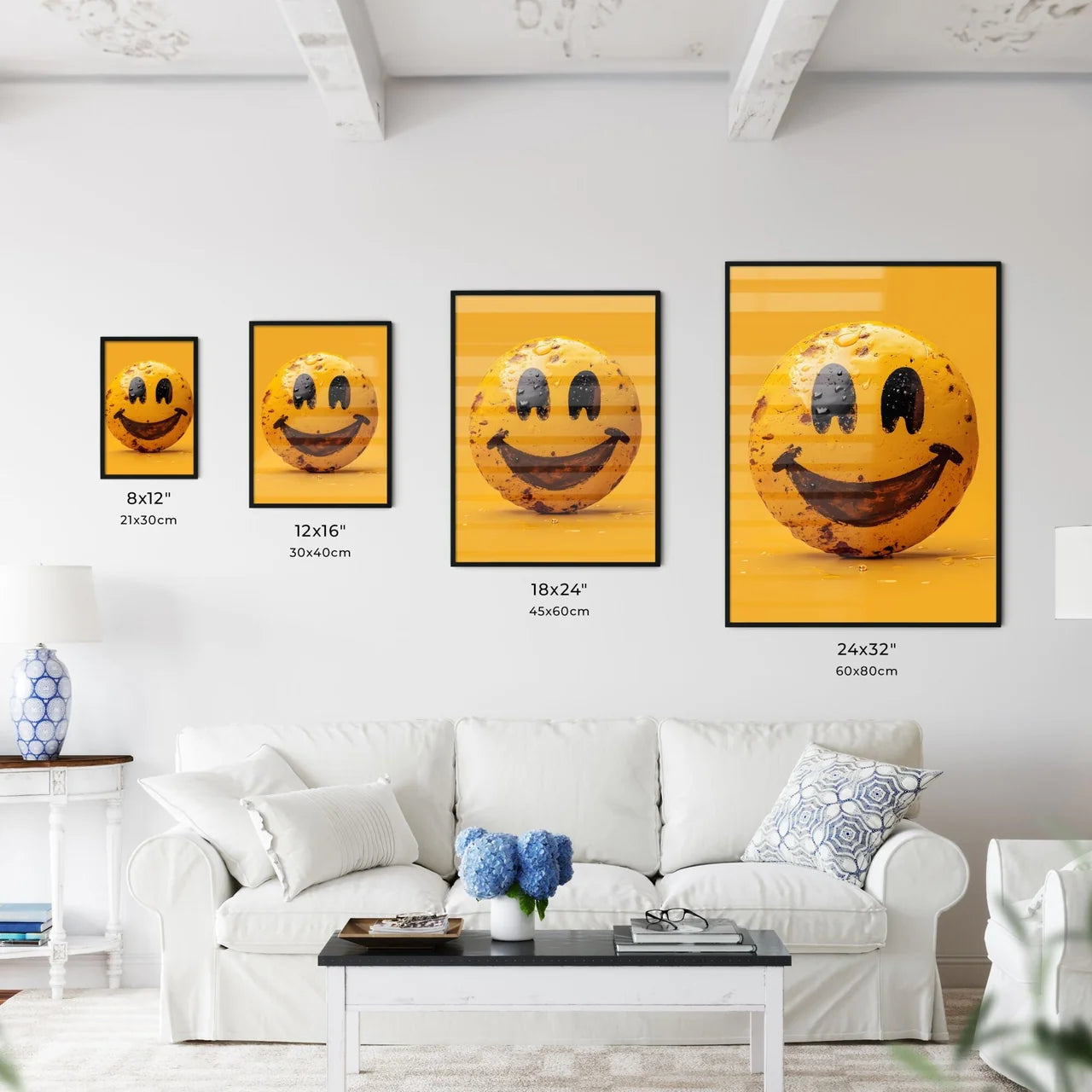 A minimalist smiley - Kitchen Hangings