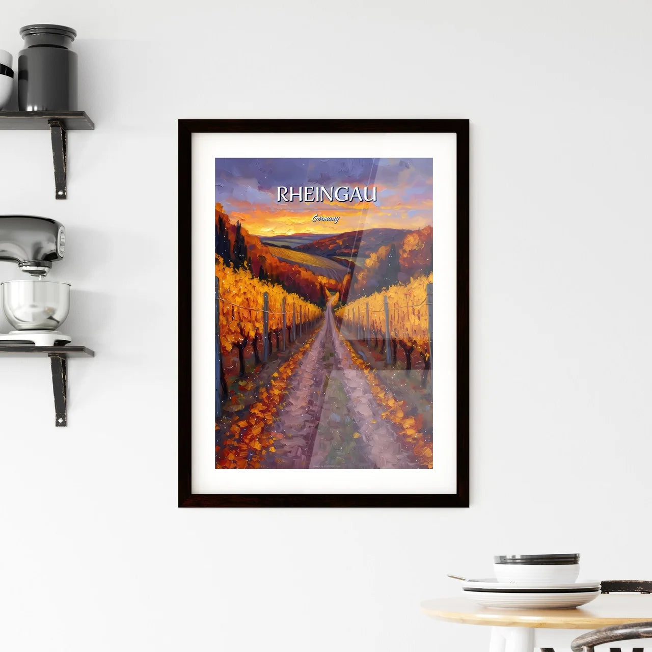 Rheingau Framed Print