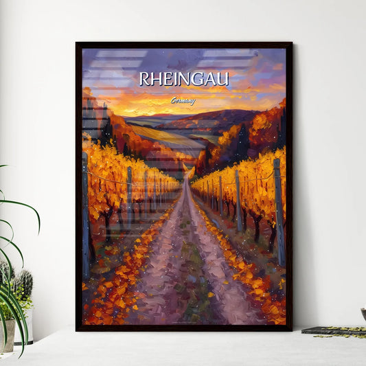 Rheingau - Framed Art Print