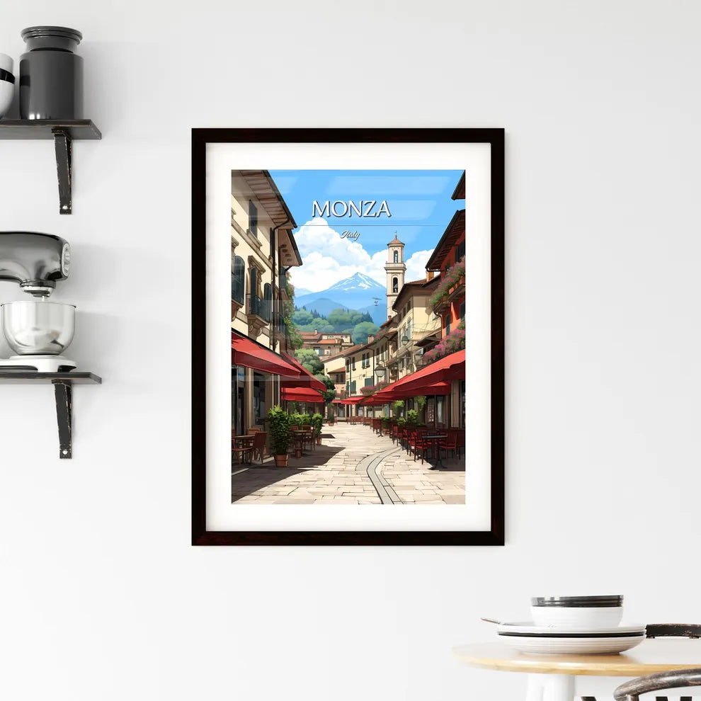 Monza, Italy - Art print of a group of people holding swords in front of a stained glass window Custom Print