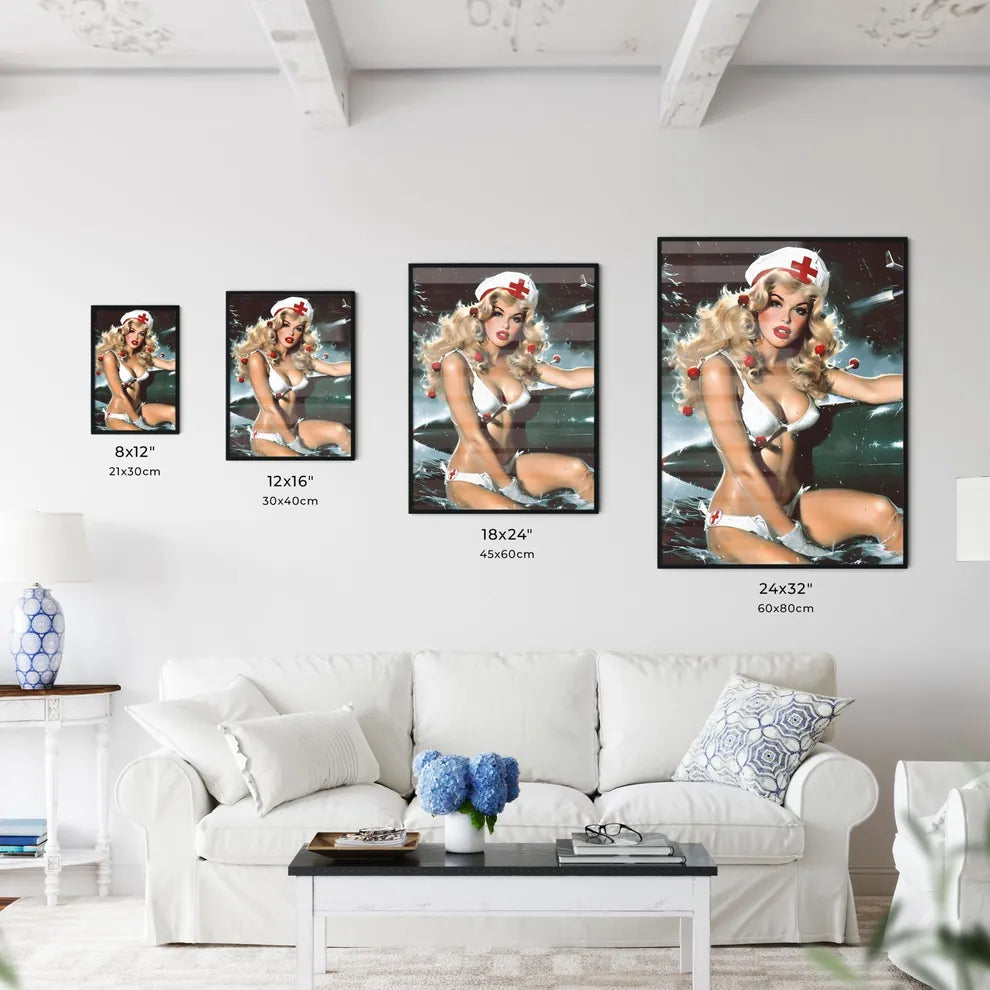 The head nurse sharply directed the nurses r - Kitchen Hangings