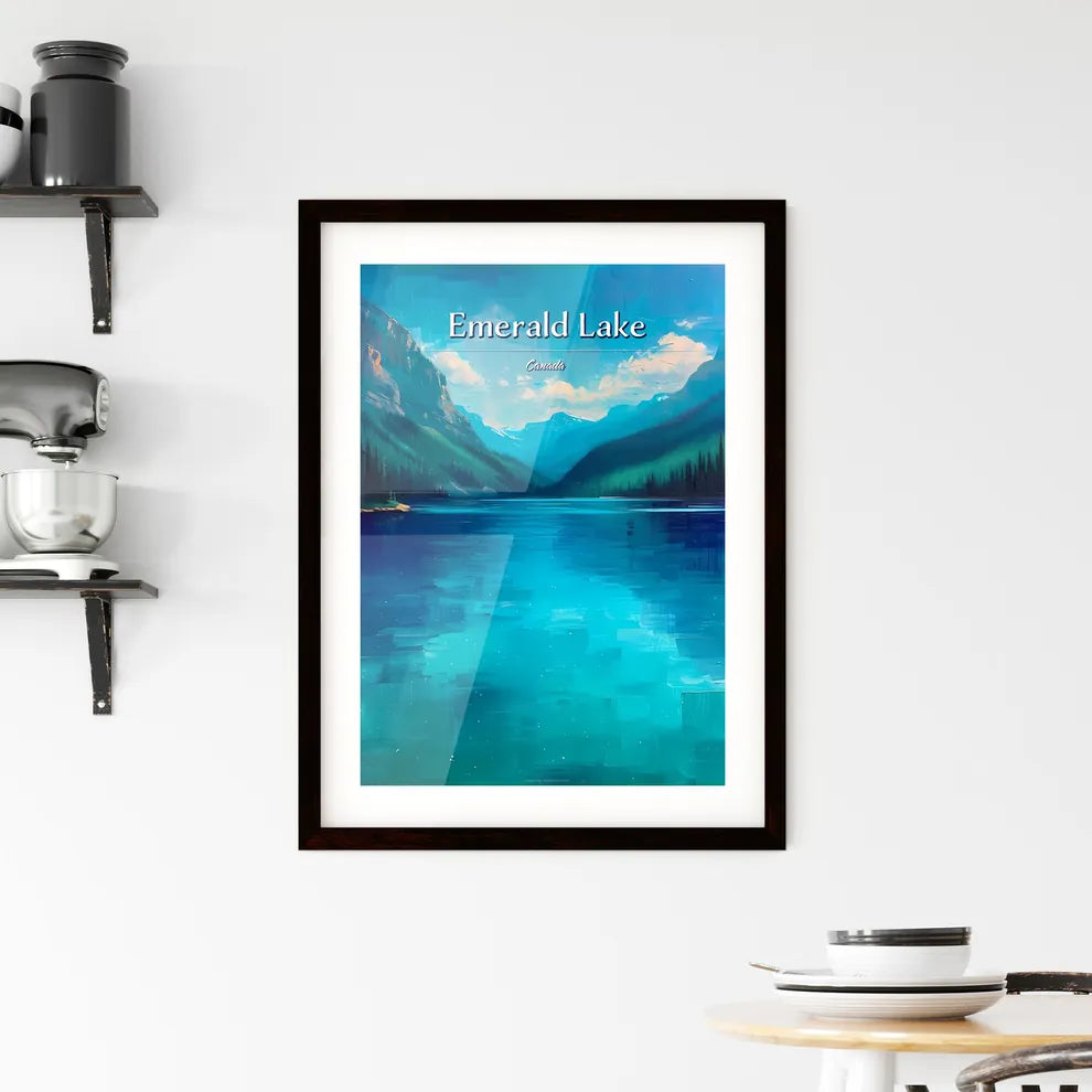 Emerald Lake Framed Print