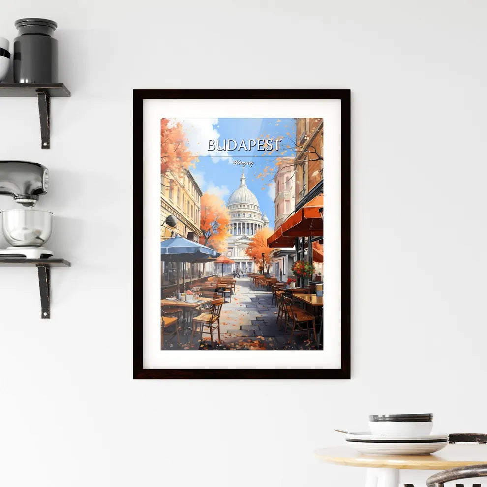 Budapest, Hungary - Art print of a rabbit with its mouth open Custom Print