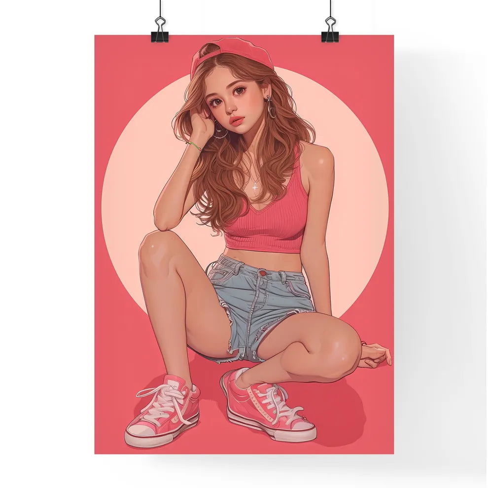 Saint mary anime - pop art style - comic boo Poster