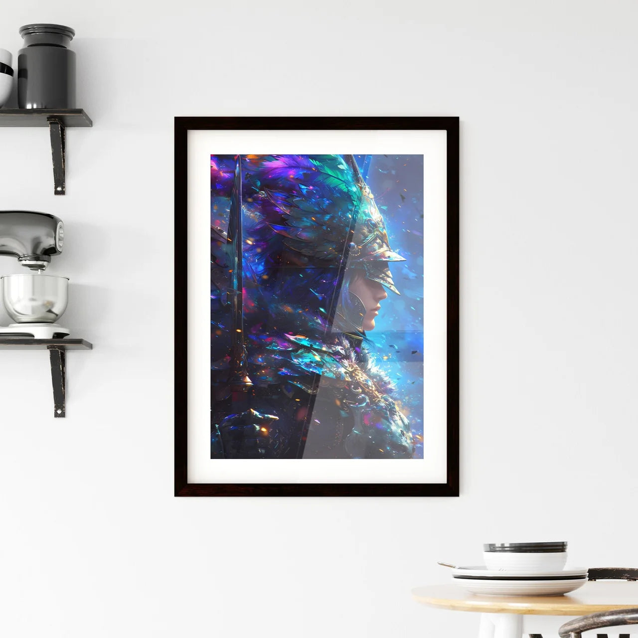 Portrait of the seven archangels Michael Framed Print