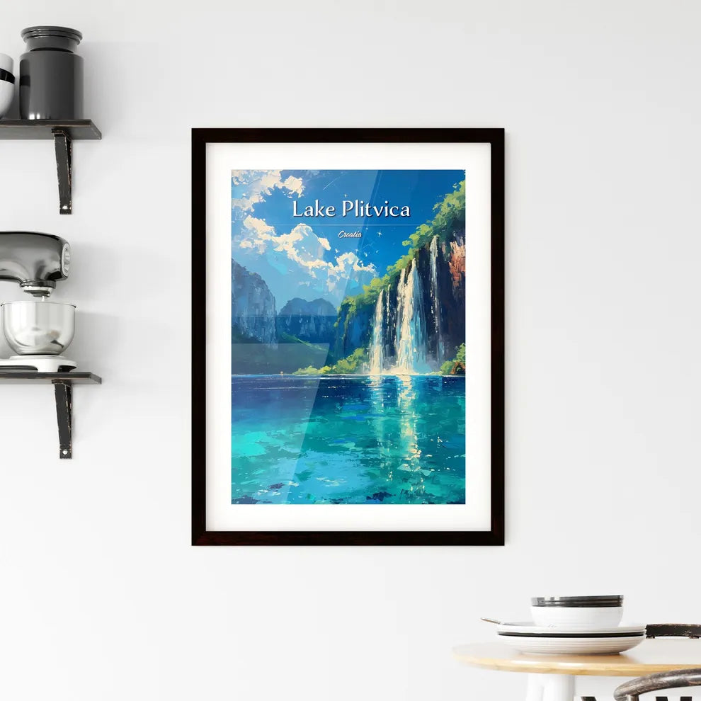 Lake Plitvica Framed Print