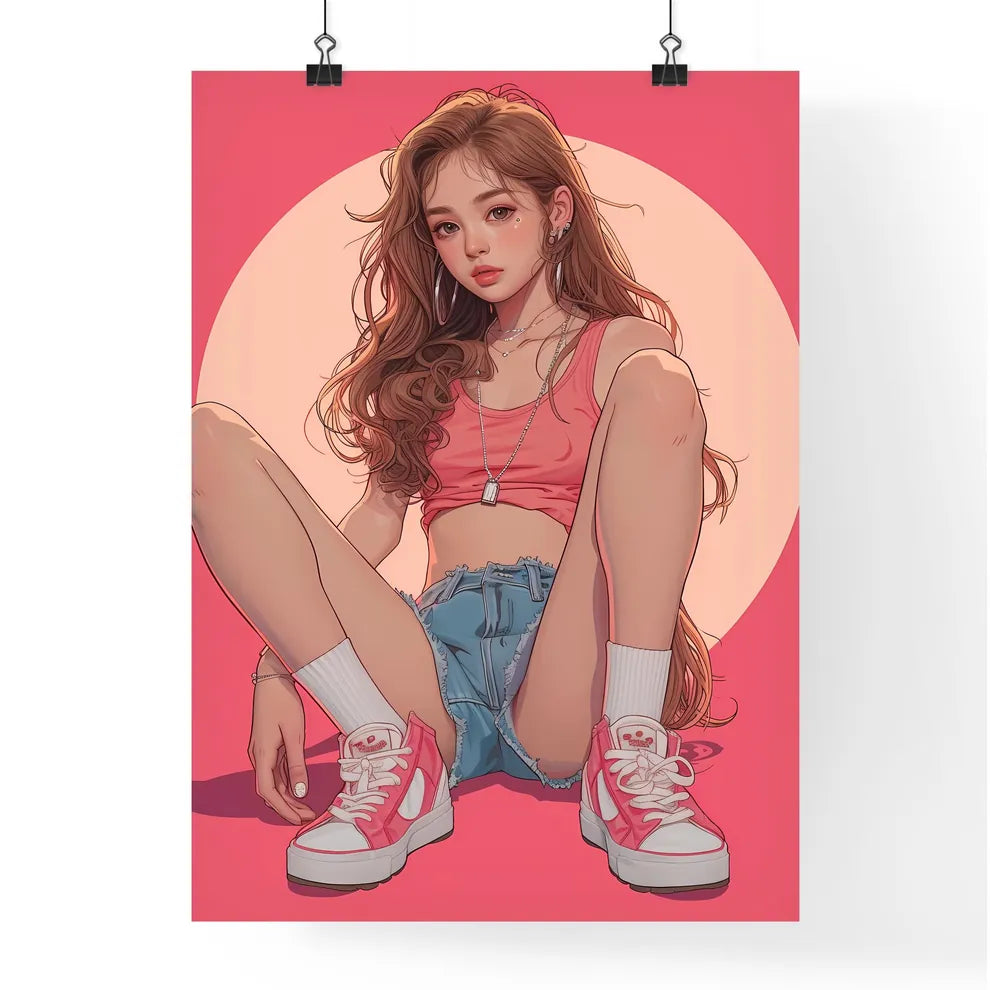 Saint mary anime - pop art style - comic boo Poster