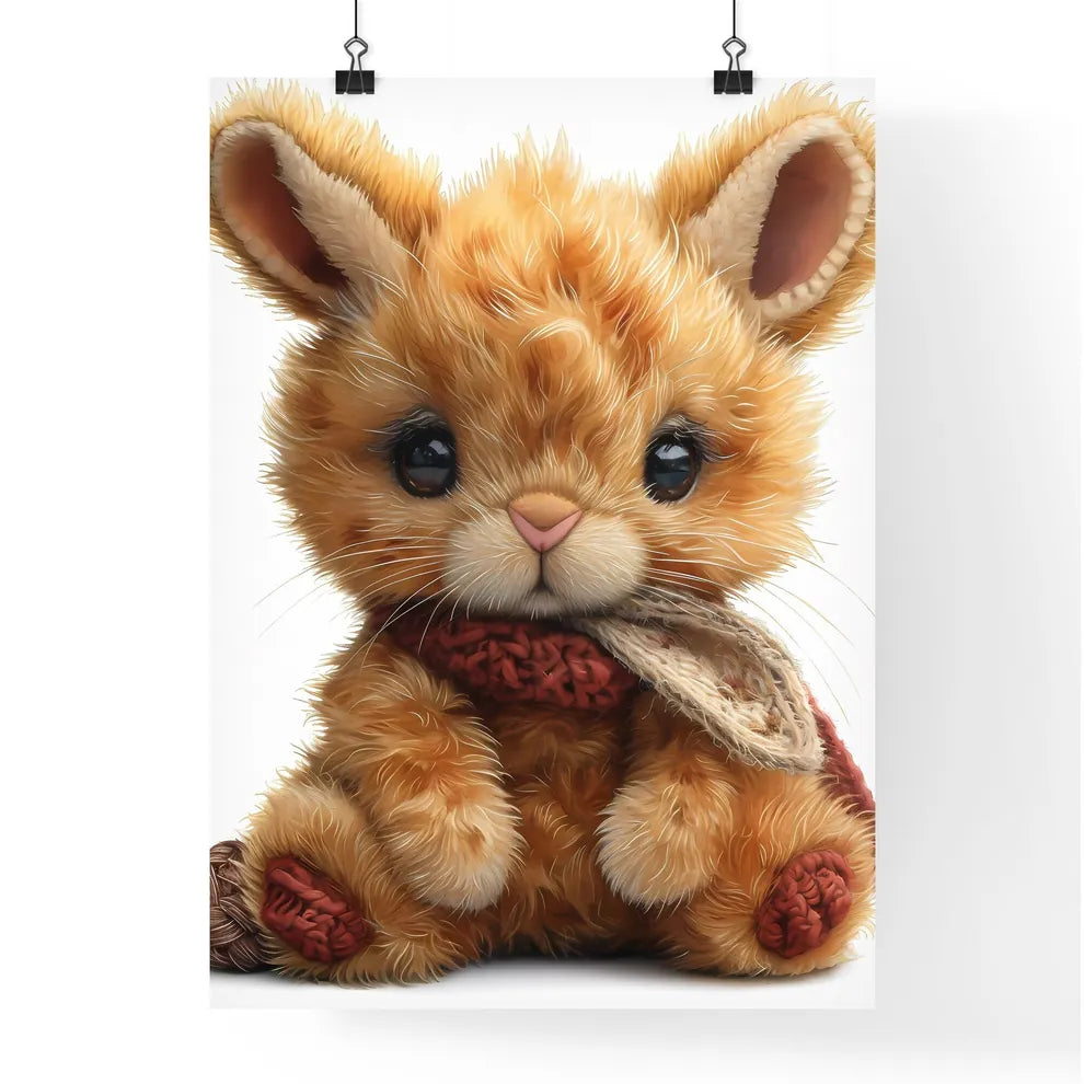 A cute fluffy bunny Poster