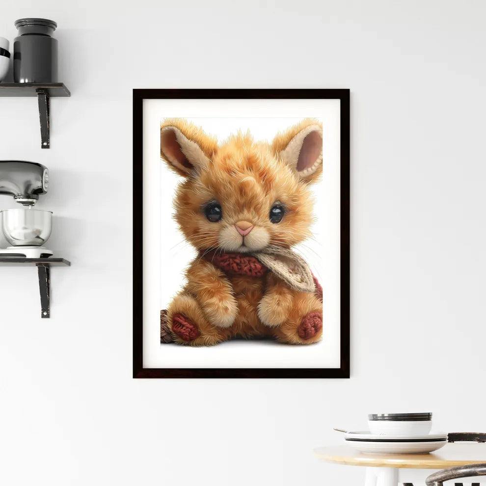 A cute fluffy bunny Framed Print