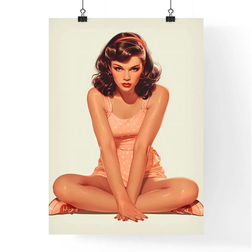 Vintage 1950's illustration - Art print of a Poster