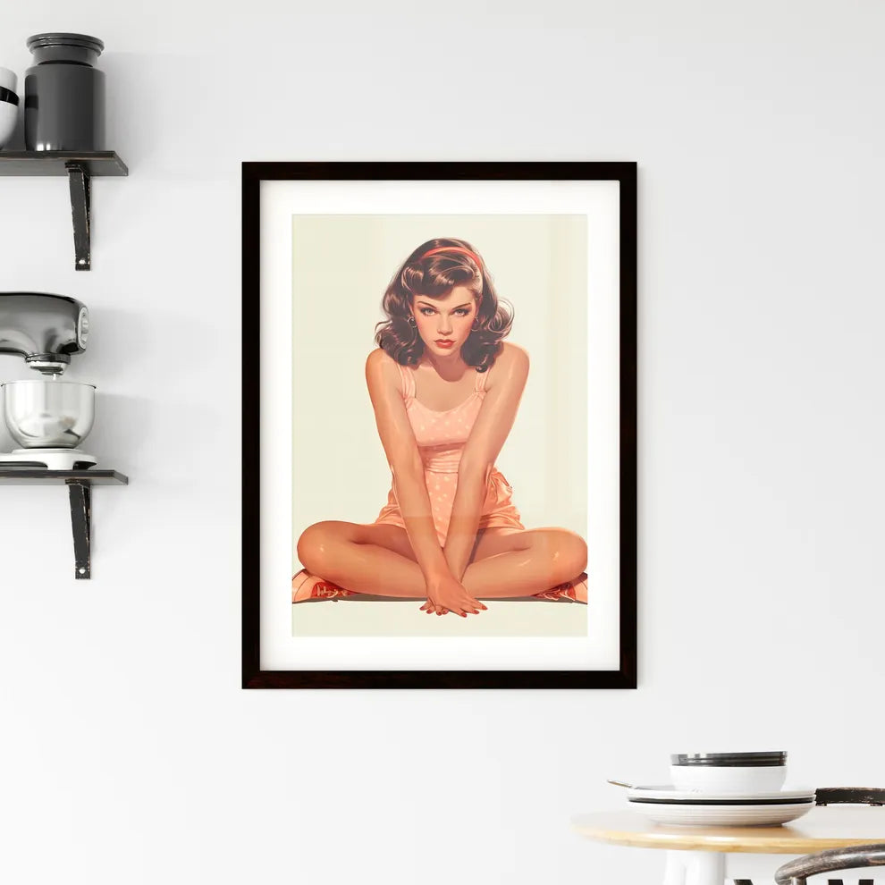 Vintage 1950's illustration - Art print of a Framed Print