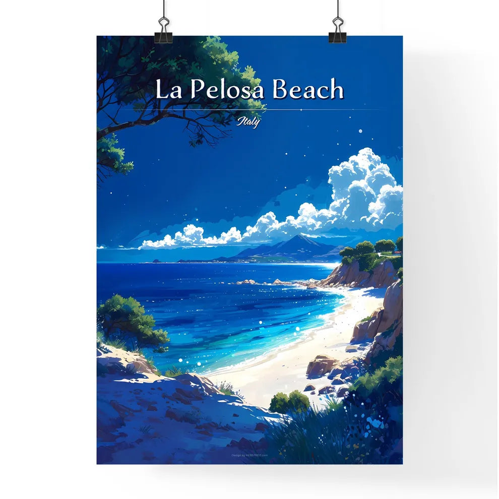 La Pelosa Beach Poster
