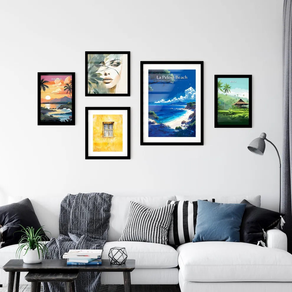 La Pelosa Beach Wall Art