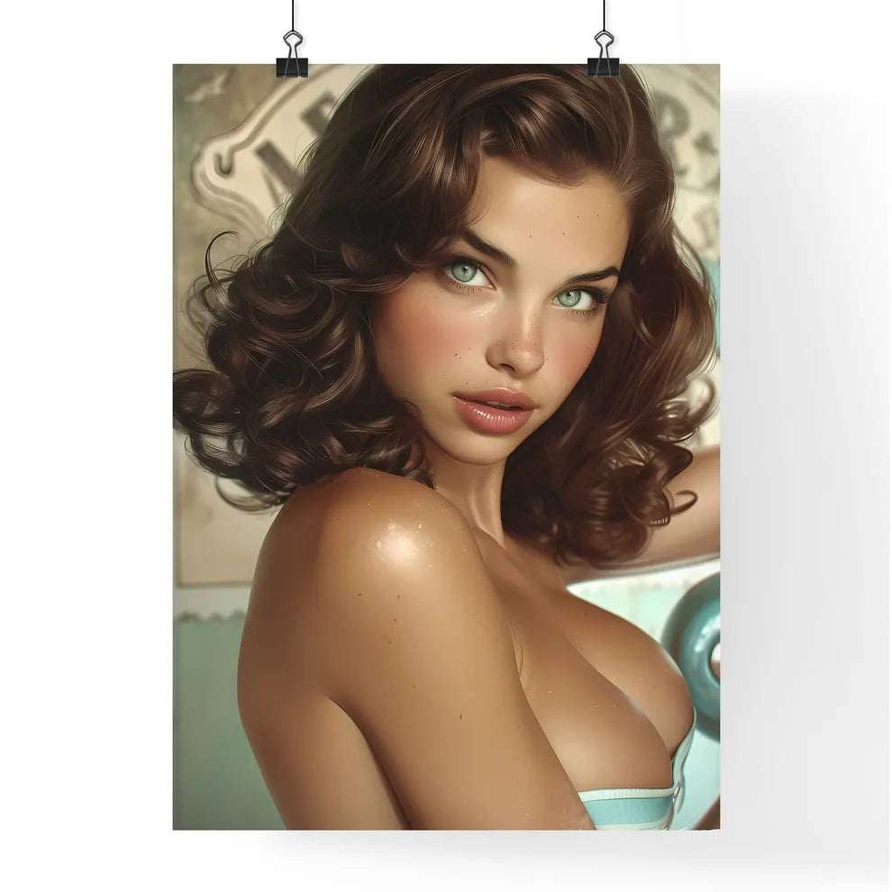 American pin up Poster