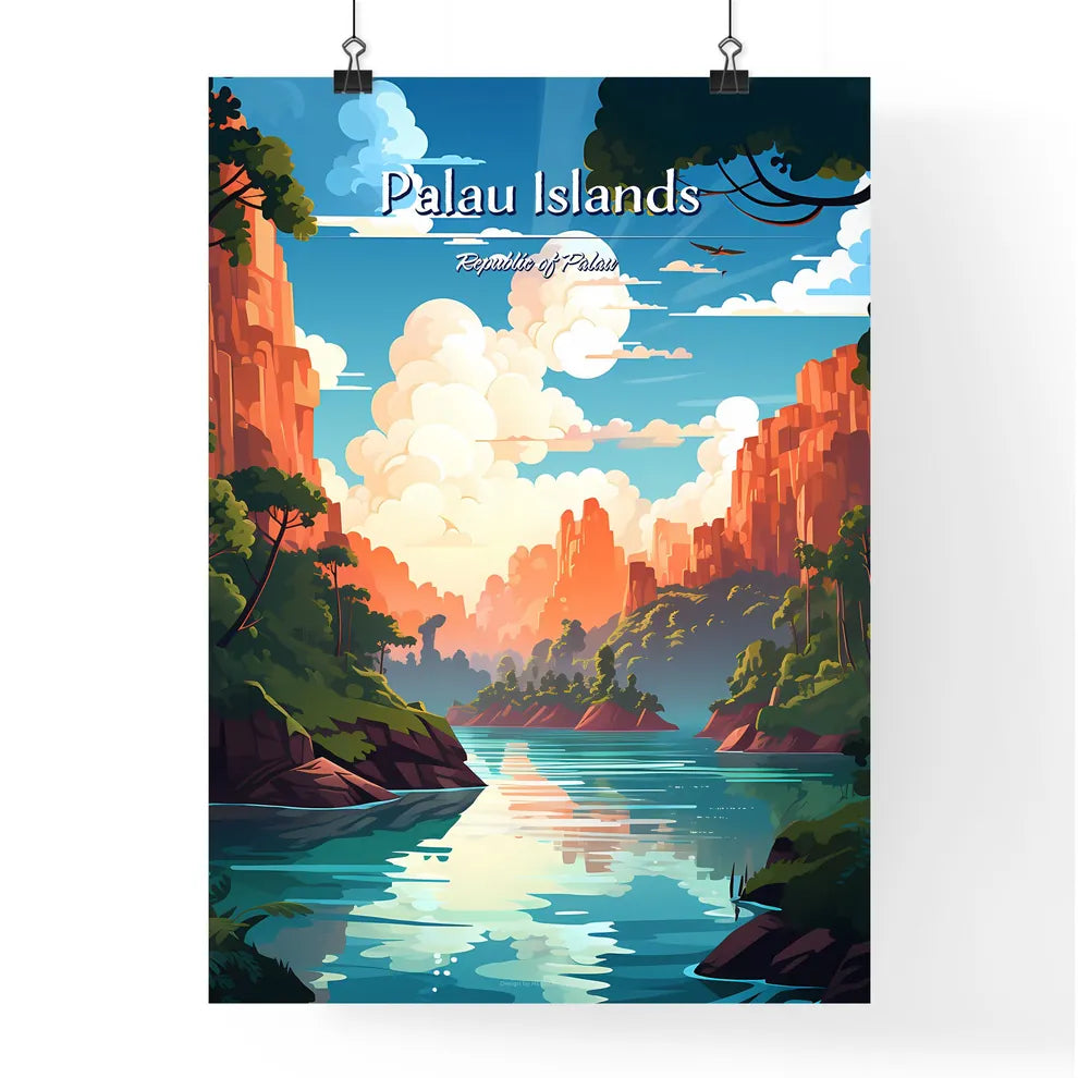 Palau Islands Poster