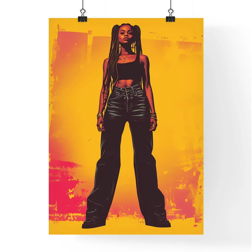 A standing woman Poster